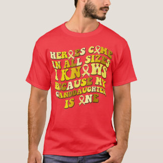 Camiseta Meu neto é a consciência do Cancer de Herói