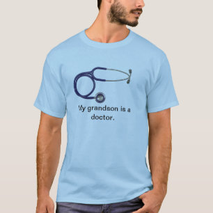 Camiseta Meu neto é um T do doutor para homens