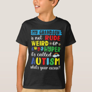 Camiseta Meu neto não é estranho ou Hyper é chamado