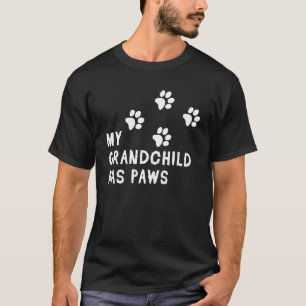 Camiseta Meu neto Tem Pata De Peles De Cachorro