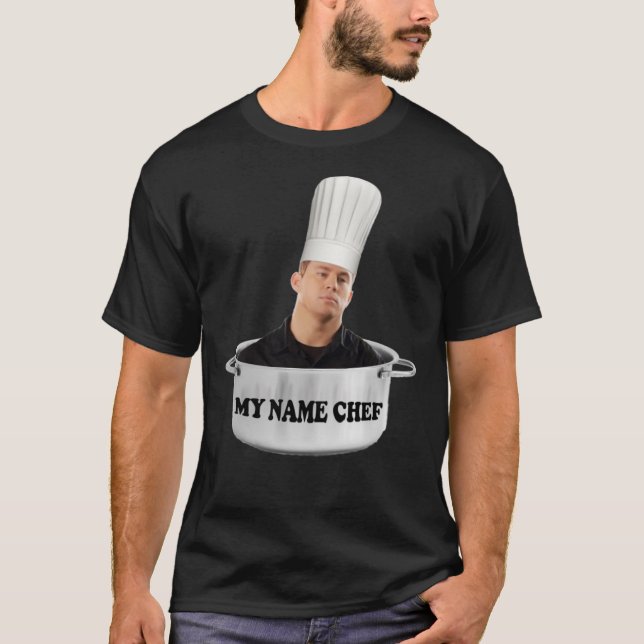 Camiseta Meu Nome Chef (Meu Nome Jeff) (Frente)