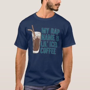 Camiseta Meu nome de rap é lixe café gelado Premium