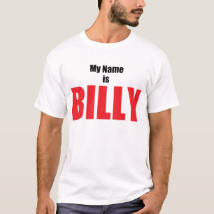 Camiseta Meu nome é Billy