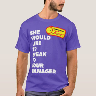 Camiseta Meu nome é Karens Hus e ela gostaria de falar