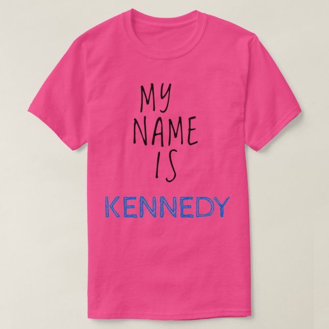 Camiseta Meu Nome É Kennedy (Frente do Design)