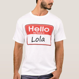 Camiseta Meu nome é Lola