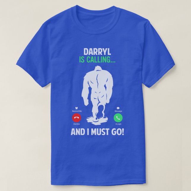 Camiseta Meu nome é meu Darryl (Frente do Design)