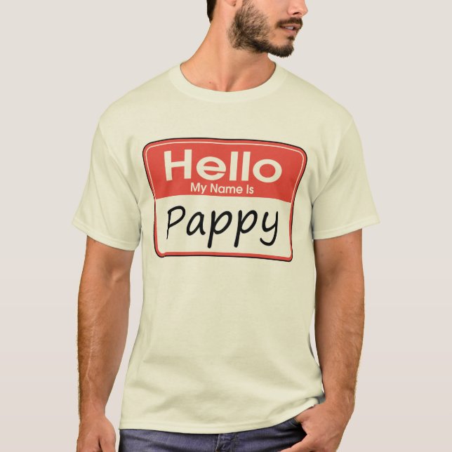 Camiseta Meu nome é Pappy (Frente)