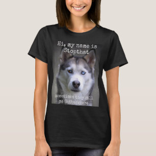 Camiseta Meu Nome É Parem Com Esse Engraçado Marik Hyper 