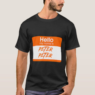 Camiseta Meu Nome É Peter Pumpkin Comendo Engraçado Hallowe