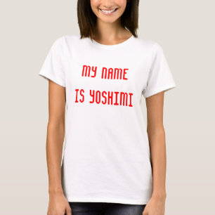 Camiseta Meu nome é Yoshimi