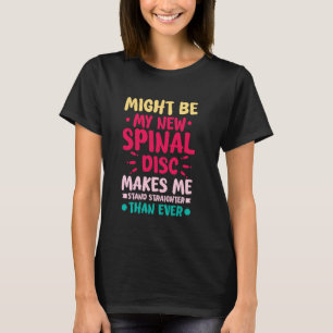 CAMISETA MEU NOVO DISCO ESPINAL ME TORNA MAIS DIRETO