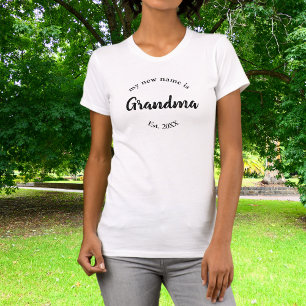 Camiseta Meu Novo Nome É Avó Clássica