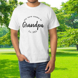Camiseta Meu Novo Nome É Avô Est