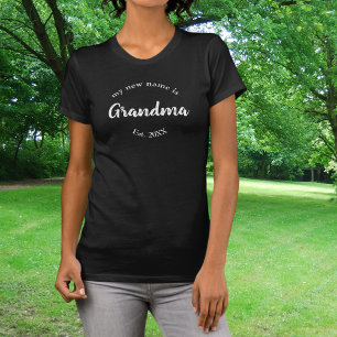 Camiseta Meu Novo Nome É Vovó Est