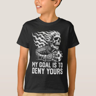 Camiseta Meu Objetivo É Negar O Seu Goleiro De Futebol Angu