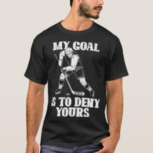 Camiseta Meu Objetivo É Negar Seu Gif De Hóquei No Gelo