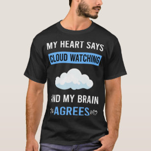 Camiseta Meu Observador de Nuvens do Coração