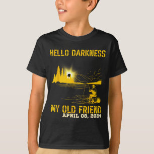 Camiseta Meu Olá Escuridão Velho Amigo Solar