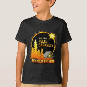 Camiseta Meu Olá Escuridão Velho Amigo Total