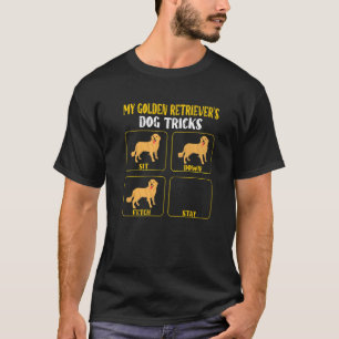 Camiseta Meu ouro recupera truques de cachorro ouro pai