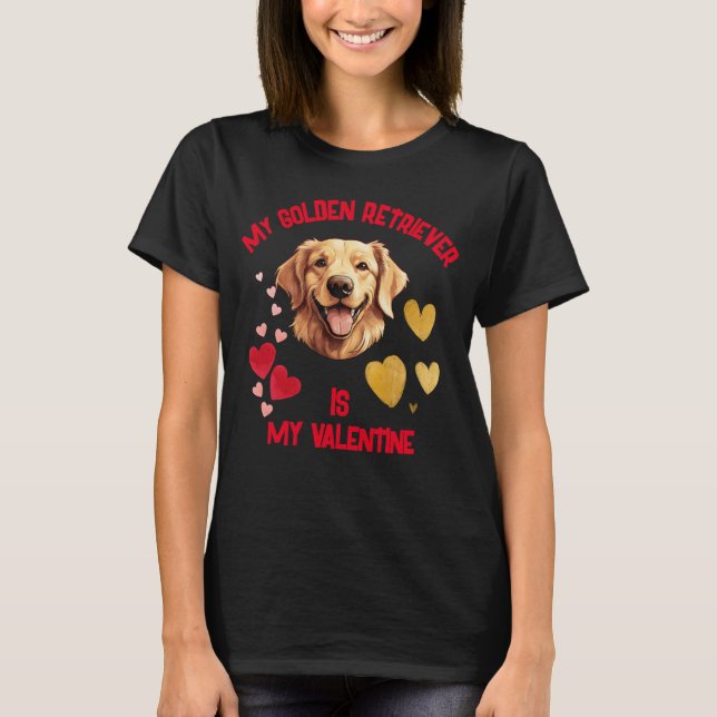 Camiseta Meu Ouro Retriever É Meu Namorados (Frente)