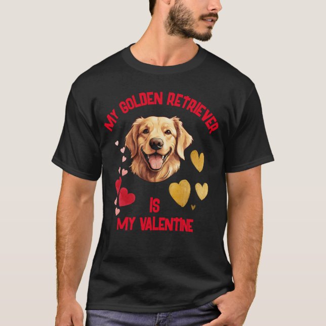 Camiseta Meu Ouro Retriever É Meu Namorados (Frente)