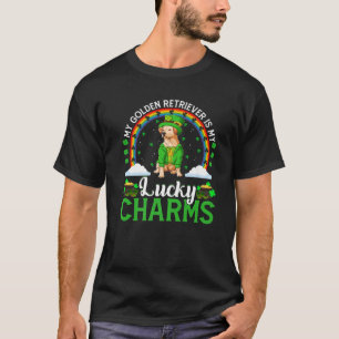 Camiseta Meu Ouro Retriever É Minha Rua Sortuda De Charms