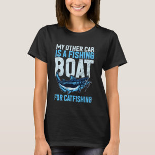 Camiseta Meu Outro Carro é um Barco de Pesca para Bagre