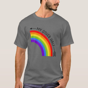 Camiseta Meu outro Casal de meio Gay Rainbow LGBT Legal All