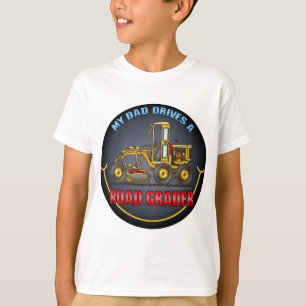Camiseta Meu pai conduz um t-shirt dos miúdos do graduador