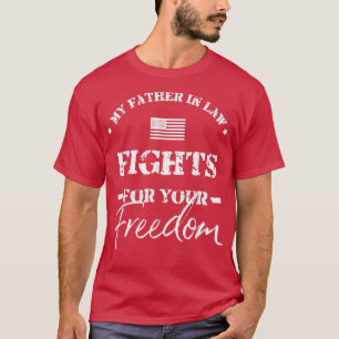 Camiseta Meu Pai de Direito está no Exército