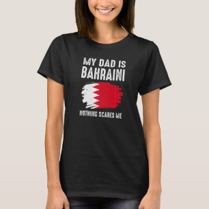 Camiseta Meu Pai É Bahrain Bahrain Orgulho Bandeira Herança