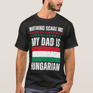 Camiseta Meu Pai é Húngaro Hungaria Pride Flag Heritage R