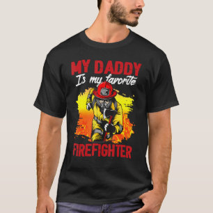 Camiseta Meu Pai É Meu Bombeiro Favorito