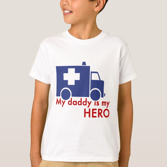 Camiseta Meu Pai É Meu Herói (Frente)