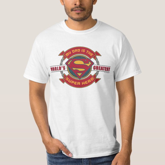 Camiseta Meu Pai é o maior super-herói do mundo (Frente)