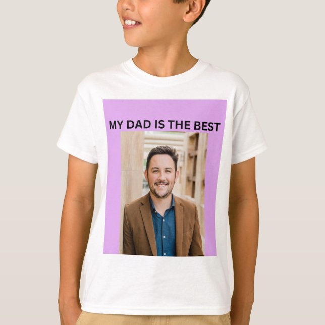 CAMISETA MEU PAI É O MELHOR (Frente)