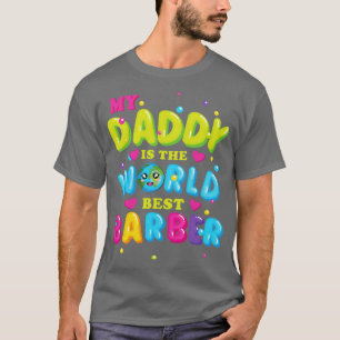 Camiseta Meu Pai é o melhor barbeiro do mundo