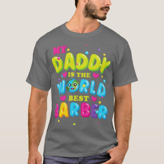 Camiseta Meu Pai é o melhor barbeiro do mundo