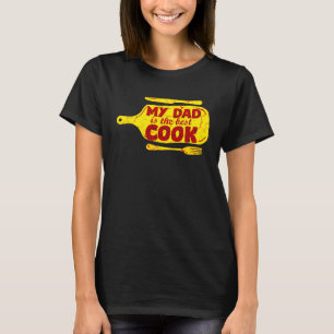 Camiseta Meu Pai é o Melhor Cozinheiro Chef Cozinha Papai H