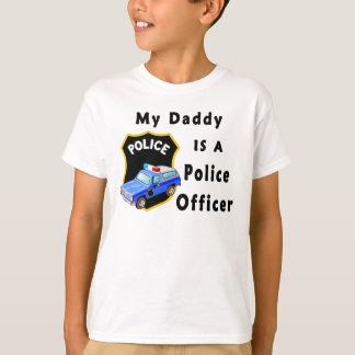 Camiseta Meu pai é um agente da polícia
