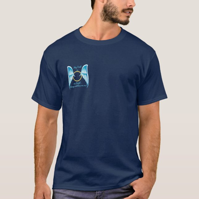 Camiseta Meu pai é um anjo (Frente)