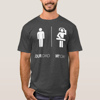 Camiseta Meu Pai É Um DJ Engraçado Disco Jockey DJ Gift