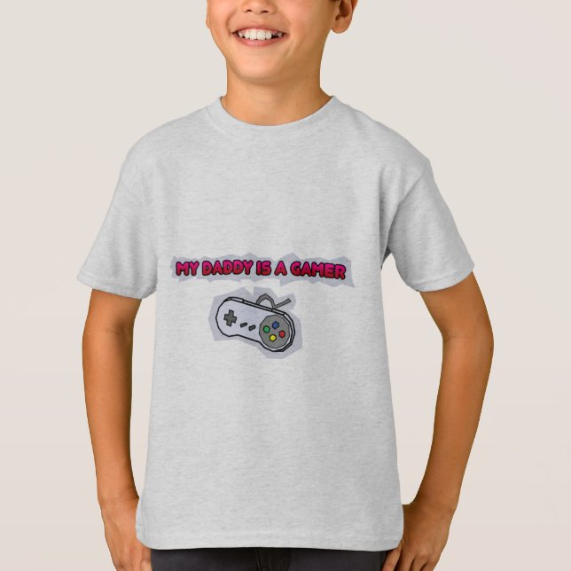 Camiseta Meu pai é um Gamer (Frente)