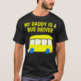Camiseta Meu Pai É Um Motorista De Ônibus Orgulhoso, Filho 