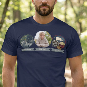 Camiseta Meu Pai Foto Gamer Pai Filme Pai