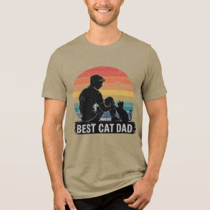 Camiseta Meu Pai Gato Herói Melhor Pai de Gato