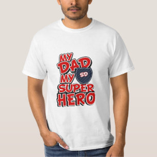 Camiseta Meu Pai Meu Super Herói