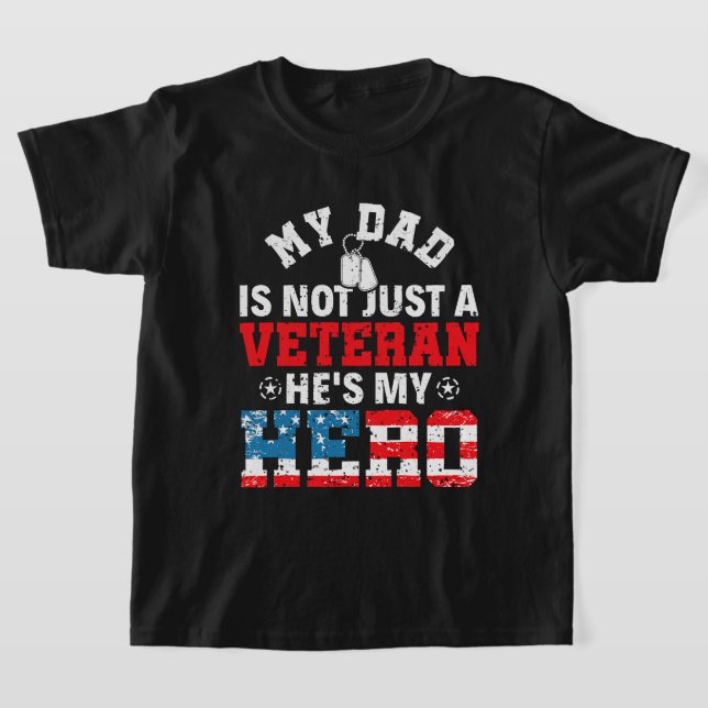 Camiseta Meu Pai Não É Apenas Um Veterano Ele Meus Veterano (Postura )